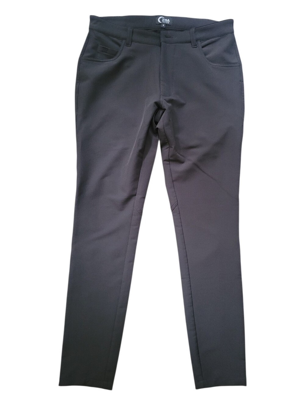 SALE Zyia Active Black Chino Pant Golf Leisure Business Casual Athleisure Mens M